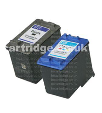 HP No27 Black and No28 Color Twinpack.